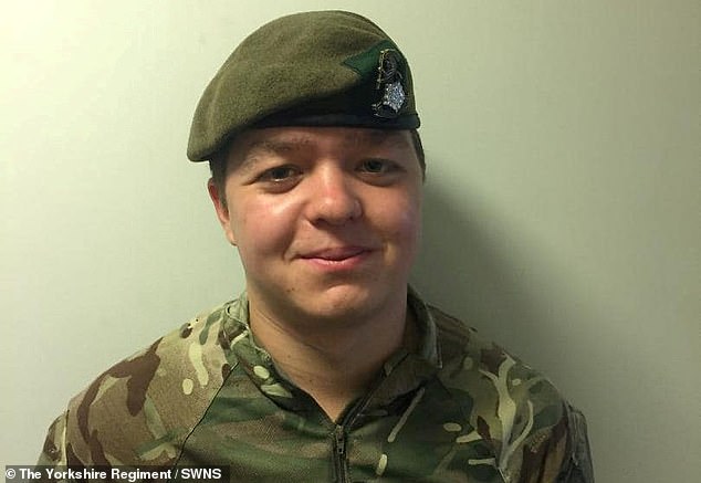 Pictured: Soldier, 23, who died when tank rolled over during training on Salisbury Plain