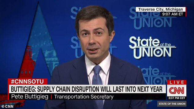 Buttigieg defends taking weeks off during crisis and warns supply chain crisis will go into 2022