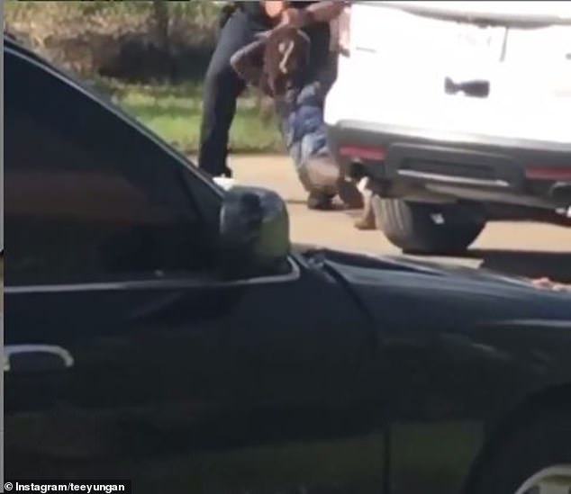 White Louisiana cop is filmed brutally slamming 4’8 one-eyed black woman to the ground