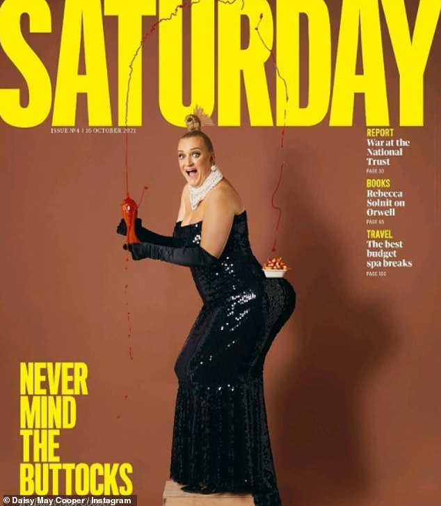 Daisy May Cooper channels Kim Kardashian’s 2014 Paper Magazine cover shoot