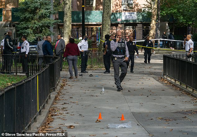 Gunfight on the streets of Brooklyn as police arrest suspect after part-time taxi driver, 62, killed