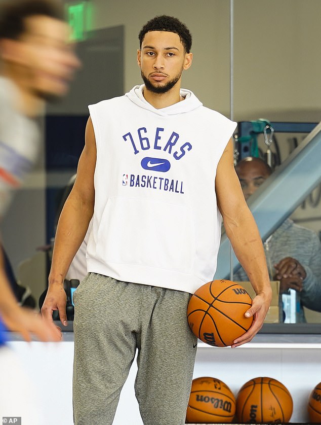 NBA star Ben Simmons’ first training session with Philadelphia 76ers infuriates fans