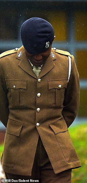 Soldier, 29, ‘fondled female comrade’s breasts while she slept’