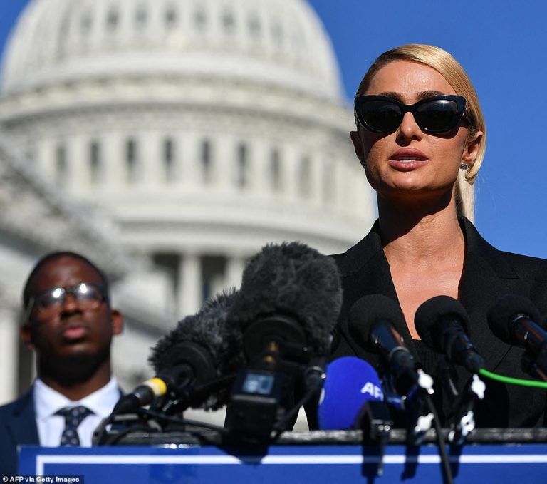 Paris Hilton details horrific abuse at care centers as teen at Capitol Hill press conference