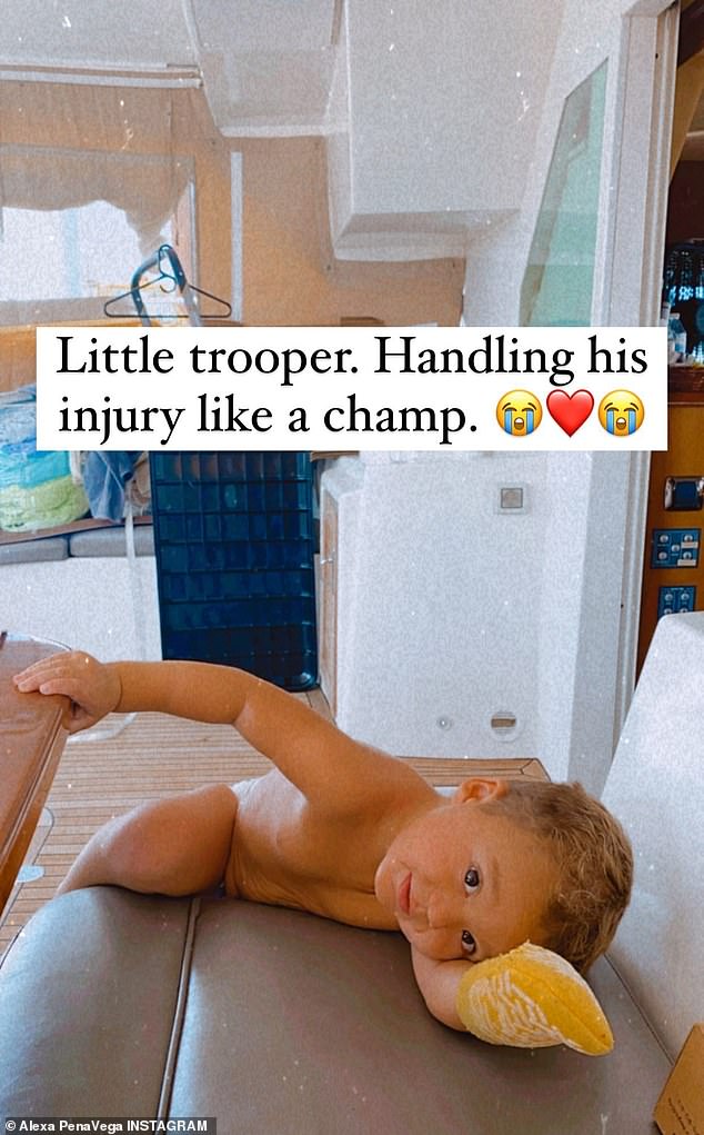 Alexa PenaVega’s two-year-old son has fingertip severed during ‘traumatic’ accident at home
