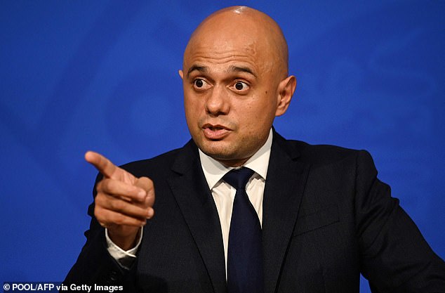 Sajid Javid warns MPs to ‘set an example’ by wearing a face mask as he went uncovered in the Commons