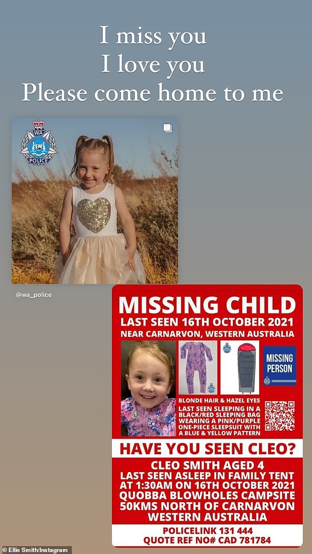 Cleo Smith disappearance: Mother issues harrowing plea to missing four-year-old