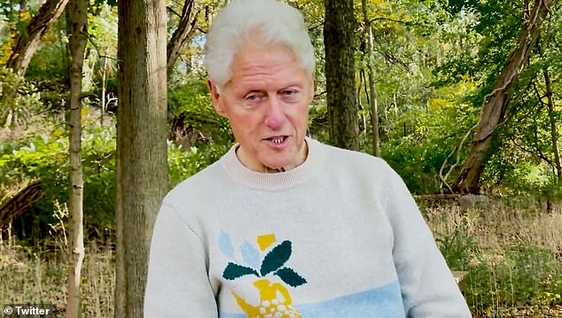 Frail Bill Clinton releases video statement saying he’s ‘really glad to be back home’
