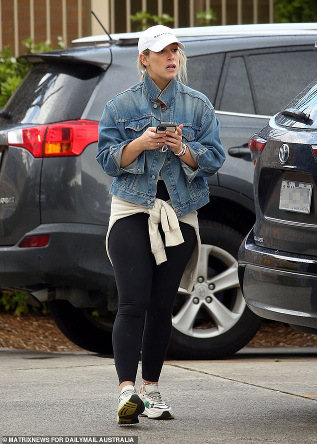 Phoebe Burgess is seen in public for the first time after her hashtag trended on social media