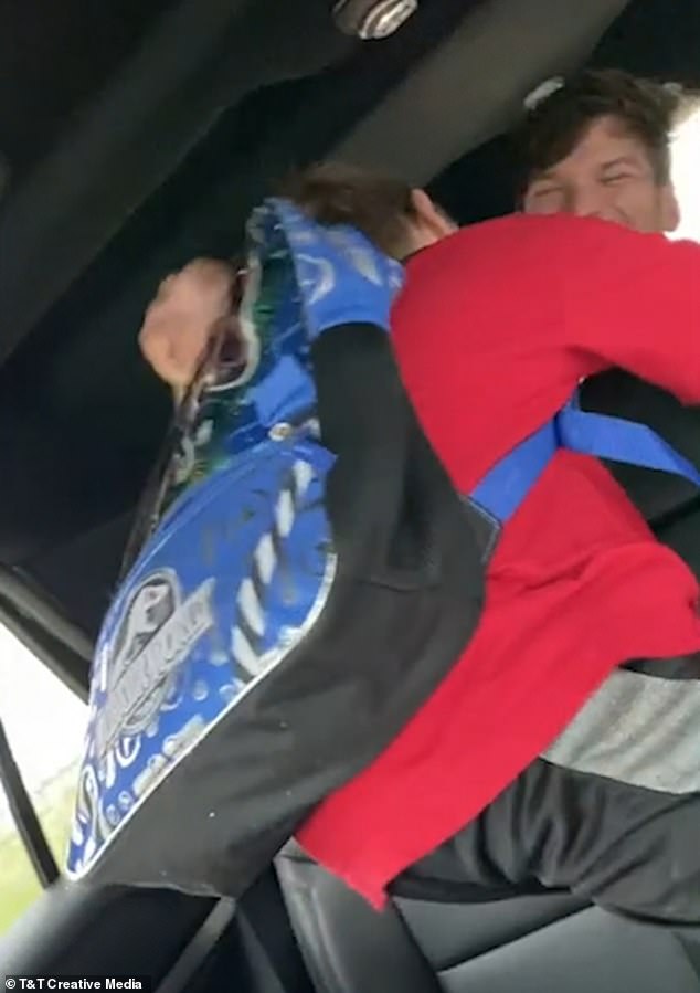 Tearjerking reunion as boy, 8, finds his Army father hiding in the trunk of car [Video]