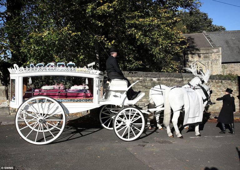 Mourners line the streets for funeral of mother ‘murdered’ at sleepover
