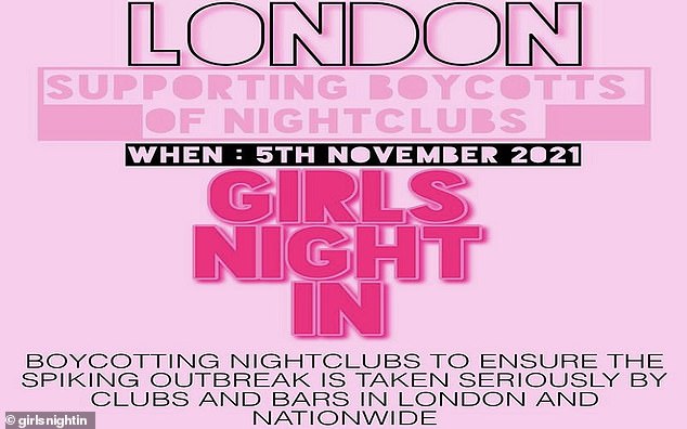 Campaign to boycott nightclubs changes its name from Girls Night In 1