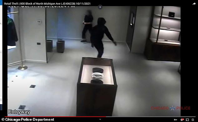 Bottega Veneta store on Chicago's Magnificient Mile is ransacked by robbers 1