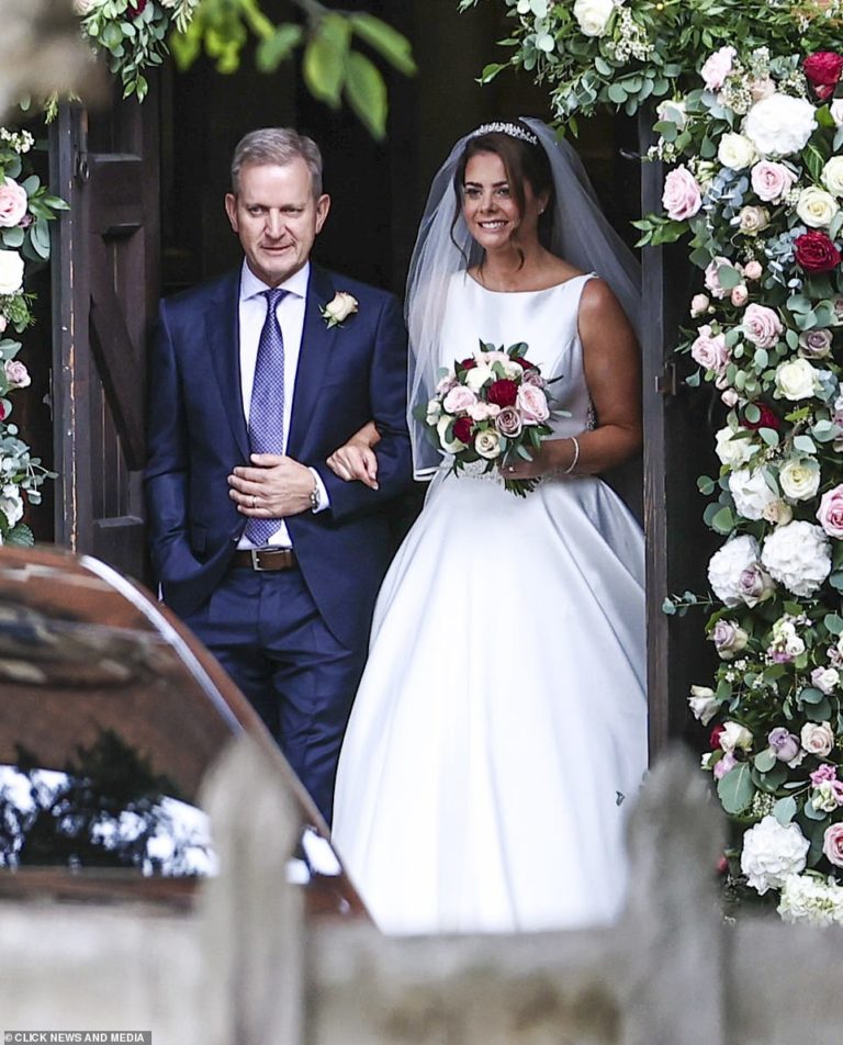 PICTURED: Jeremy Kyle marries Vicky Burton in Windsor church ceremony