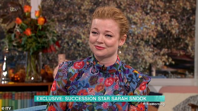 Sarah Snook dishes on marrying her best friend in lockdown as she appears on This Morning 1