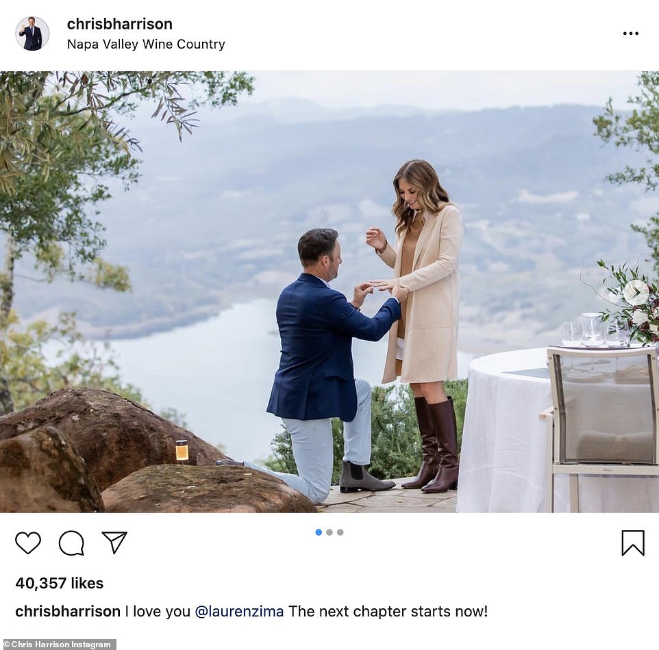 Chris Harrison is engaged! The former Bachelor host has proposed to girlfriend Lauren Zima 1