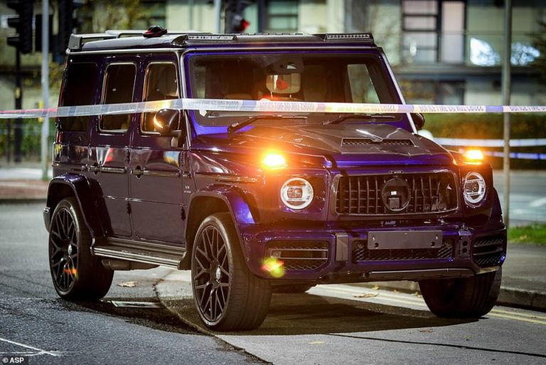 Police launch probe as ‘woman is hit by £200,000 Mercedes G-Wagon’ on street in Manchester