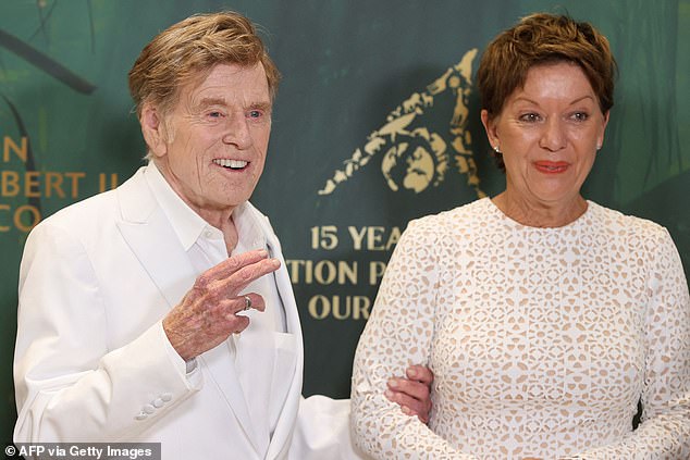 Robert Redford, 85, and his wife Sibylle Szaggars, 64, attend environmental awards
