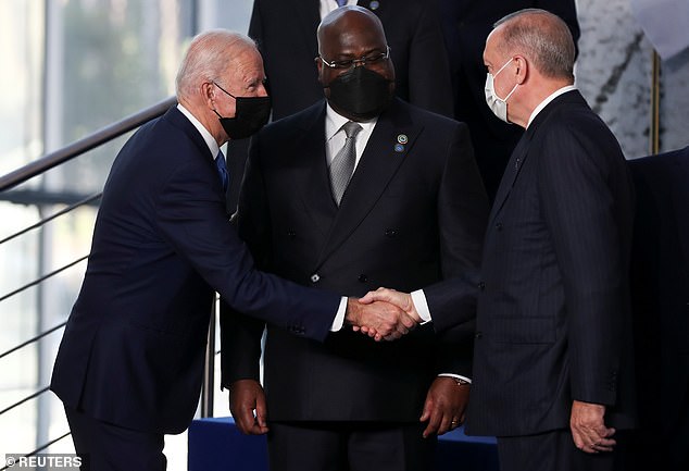 Joe Biden arrives at the G20