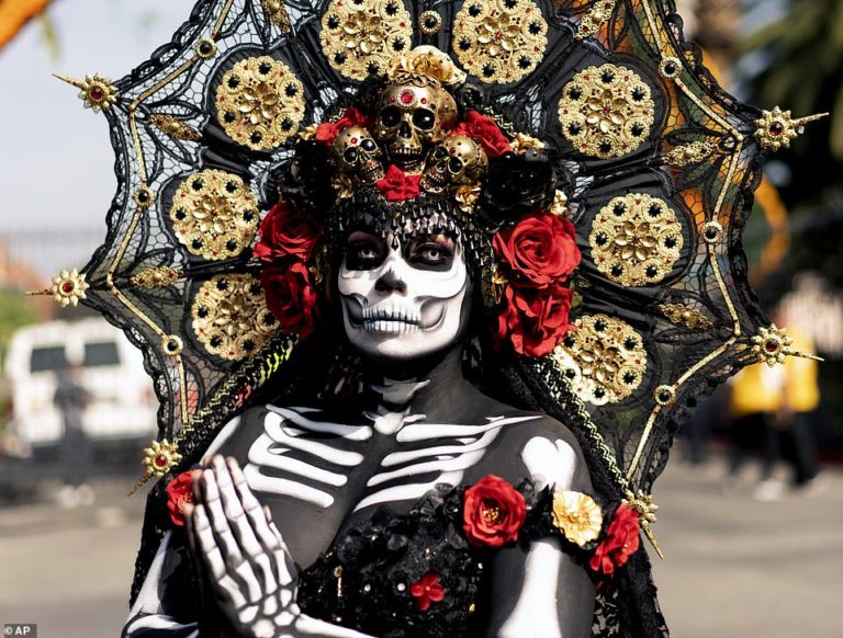 Day of the Dead festival takes place in Los Angeles’ famous Hollywood Forever Cemetery 