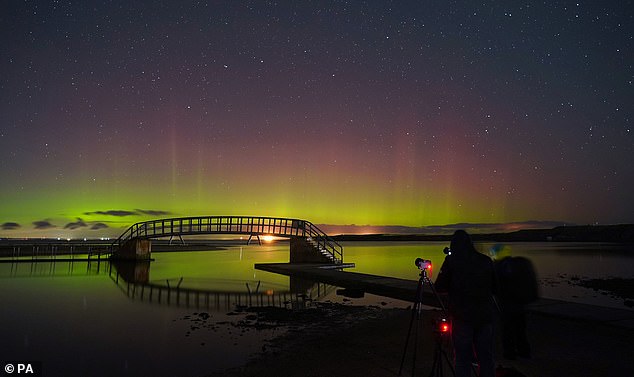 Northern Lights light up the UK after the Sun emitted a ‘significant’ solar flare 