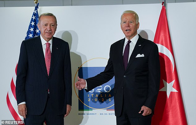 ‘We’re planning to have a good conversation’: Biden says ahead of Erdogan meeting