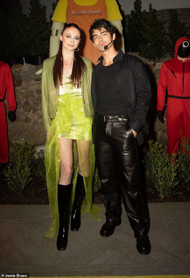 Sophie Turner joins husband Joe Jonas at Vas J Morgan’s Halloween party in LA