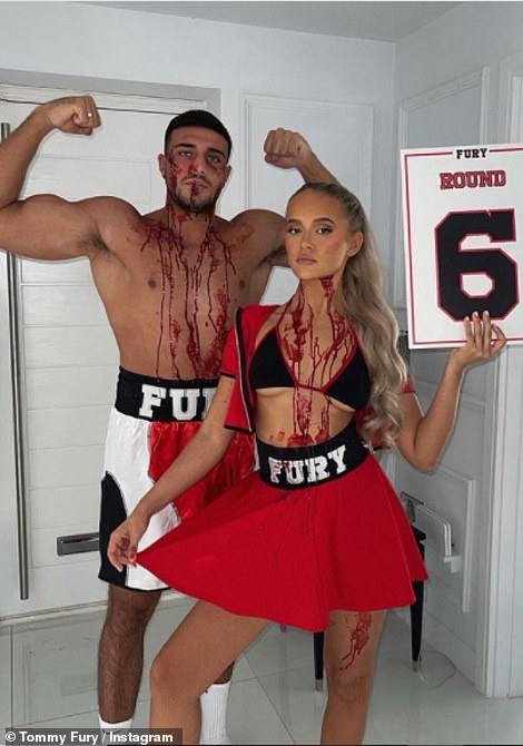 Molly-Mae Hague, Tommy Fury and Michelle Keegan lead the stars dressing up for Halloween