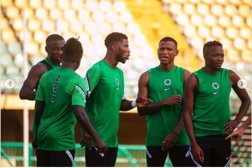 See the best pictures from the Super Eagles training session