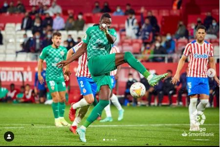 Watch Nigerian striker Umar Sadiq score for Almeria against Girona (video)