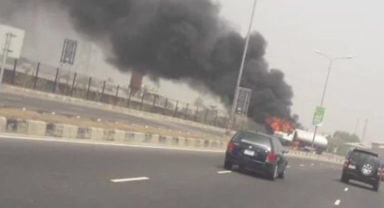 Five people burnt to death in Lagos-Ibadan tanker explosion