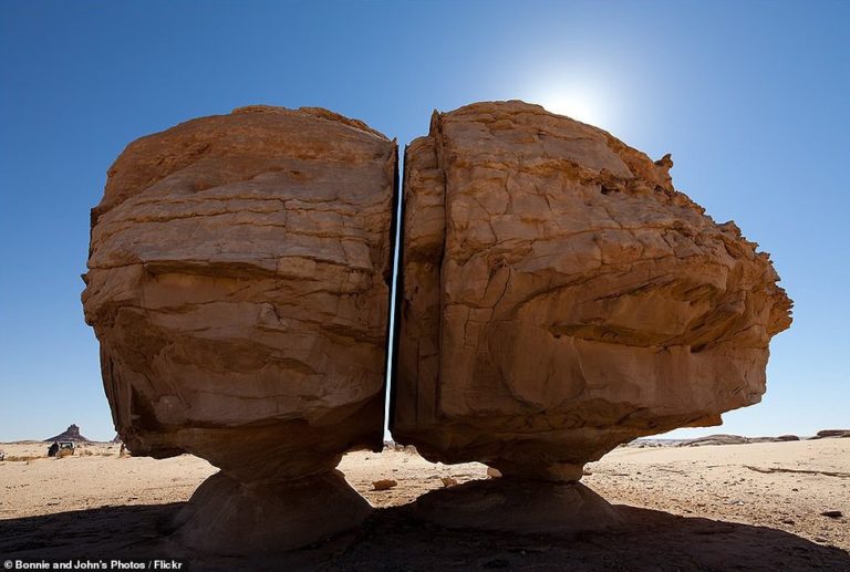 Al Naslaa rock formation: The huge boulder in Saudi Arabia that’s baffling the internet