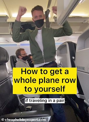 Travel expert reveals a simple hack to bag a whole row on a plane when travelling in a pair 