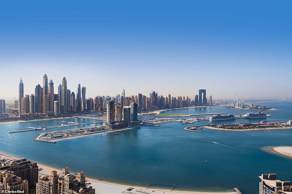 Pictured: The STUNNING views from Dubai's Aura Skypool, the world's highest infinity pool 1