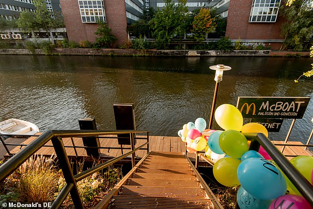 The McBoat: The incredible German McDonald’s where customers have food delivered waterside