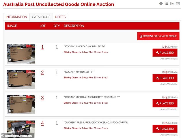 Australia Post launches massive online auction amid lengthy delays, causing outrage on Facebook