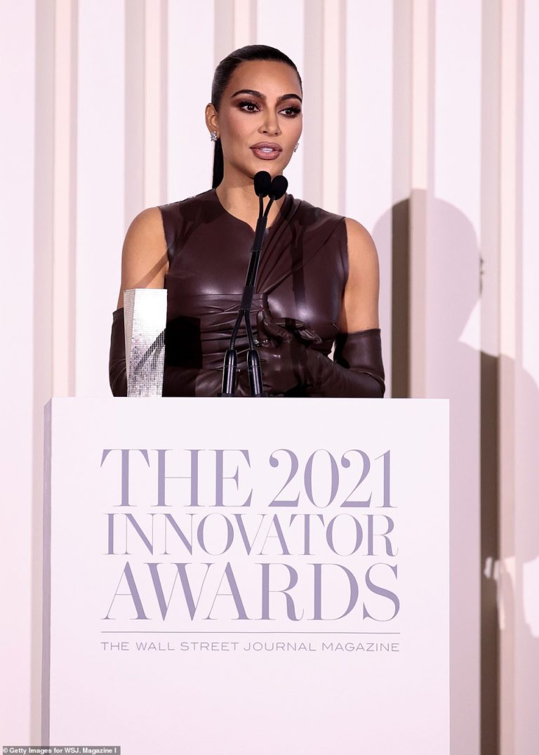 Kim Kardashian the honoree and Emily Ratajkowski attend WSJ. Magazine’s Innovator Awards