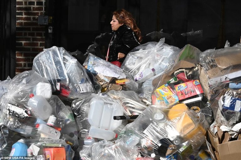 Garbage piles up across NYC after about 20% of all sanitation workers protest vaccine mandate