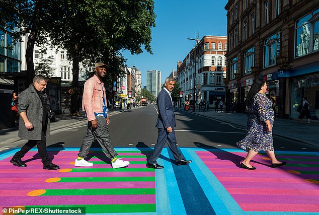 Sadiq Khan is forced to STOP the creation of more colourful zebra crossings in London
