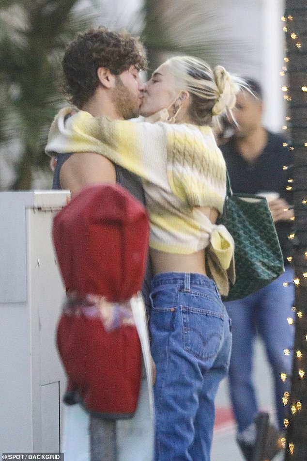 Delilah Hamlin and Eyal Booker pack on PDA in first public outing since sharing about health problem