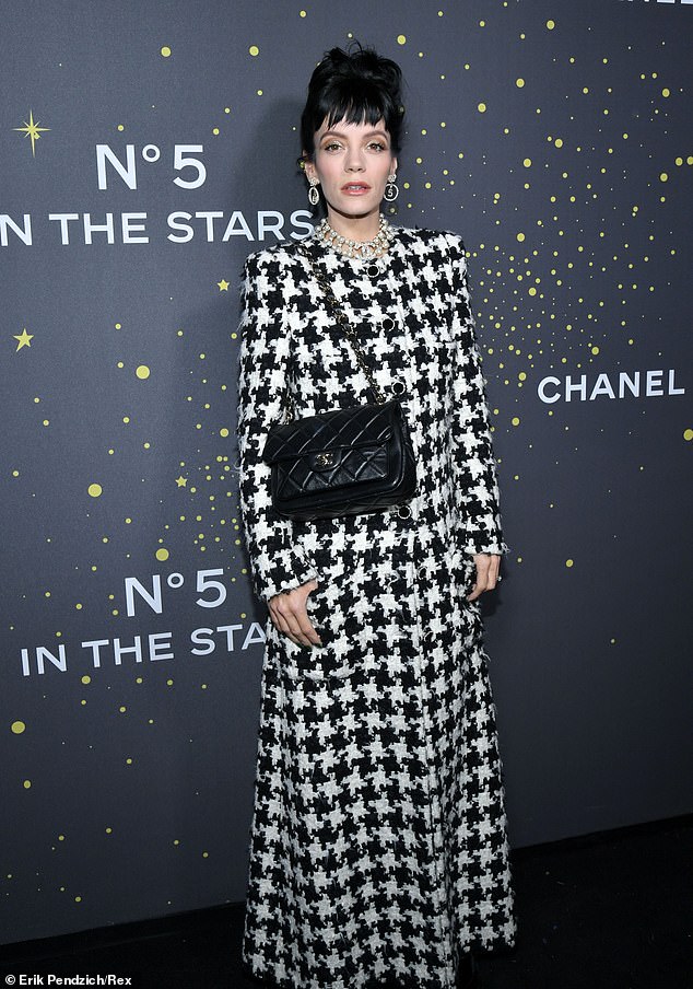 Lily Allen oozes elegance in a sophsticated Chanel coat
