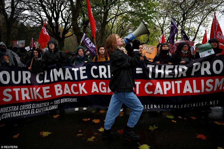 More than 50,000 protesters will march in Glasgow and other UK cities for climate change action