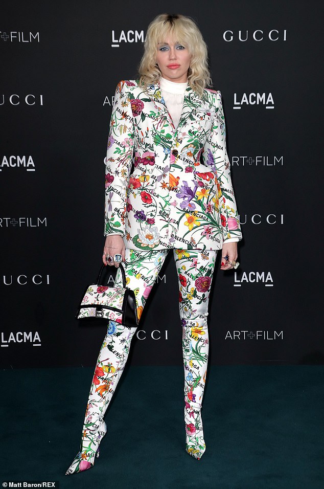 Miley Cyrus joins A-listers at LACMA’s tenth annual Art+Film Gala