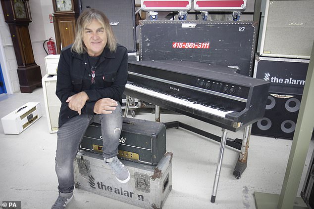 A piano once owned by rock band Queen is set to fetch up to £20,000 at auction in Corsham, Wiltshire