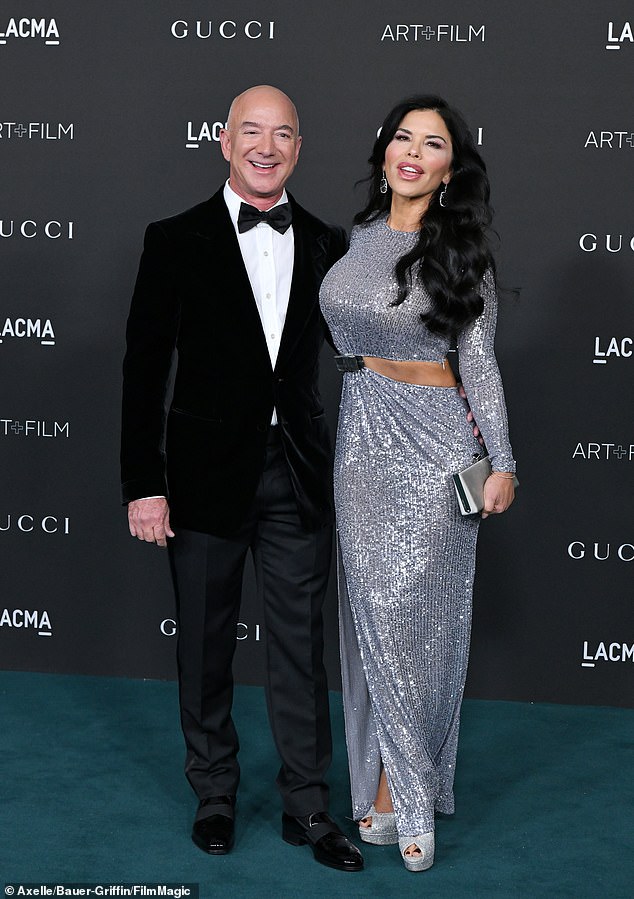 Jeff Bezos attends LACMA Art+Film Gala with his glamorous girlfriend Lauren Sanchez 