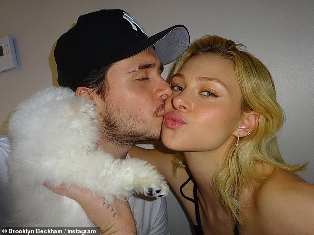 Brooklyn Beckham shares a loved-up selfie with his fiancé Nicola Peltz