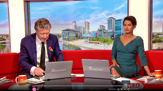 BBC Breakfast sofa gets VERY uncomfortable as Naga sneers co-host Charlie Stayt over item on pies 