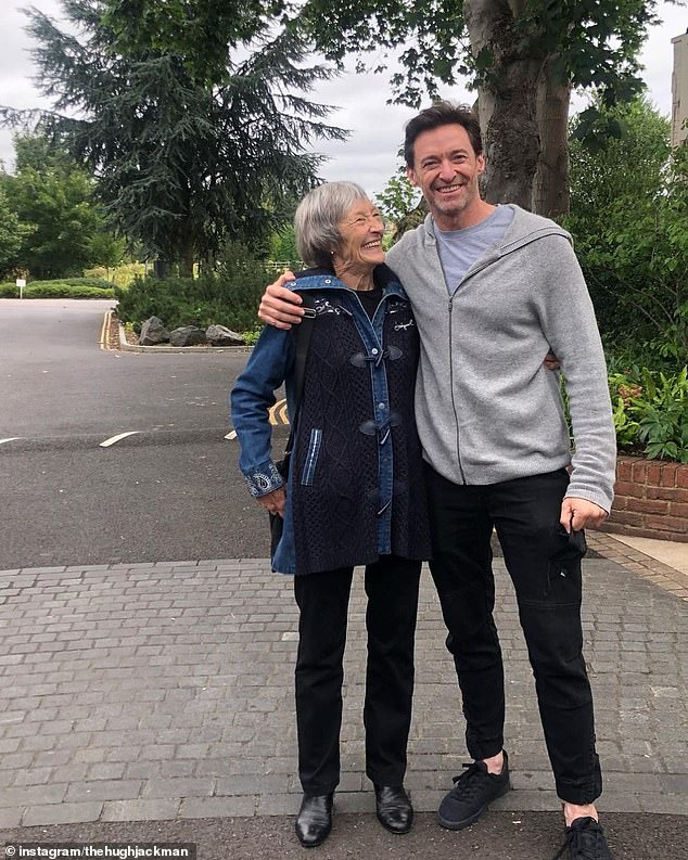 Hugh Jackman shares a heartwarming birthday tribute to his mother who abandoned him as a child
