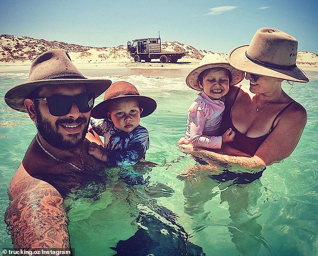 Young ‘vanlife’ couple and their two young children face being stranded in the desert for two weeks