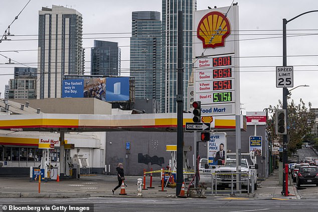 San Francisco feels PAIN at the pump: Bay Area residents pay whopping $4.84 per gallon of fuel